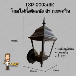 TSP-3005 โคมไฟผนัง กระจกใส