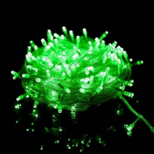 ไฟประดับLEDหยดน้ำ100เมตร1000หัวสายสีใสTSP - Image 8