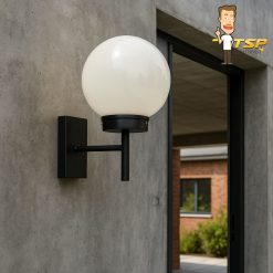Alternative view of โคมไฟผนังแก้ว 8 นิ้วนม TSP