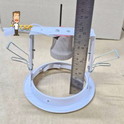 Alternative view of ดาวไลท์ 4 นิ้วขอบขาวขั้วE 27 ขาปรับได้TSP